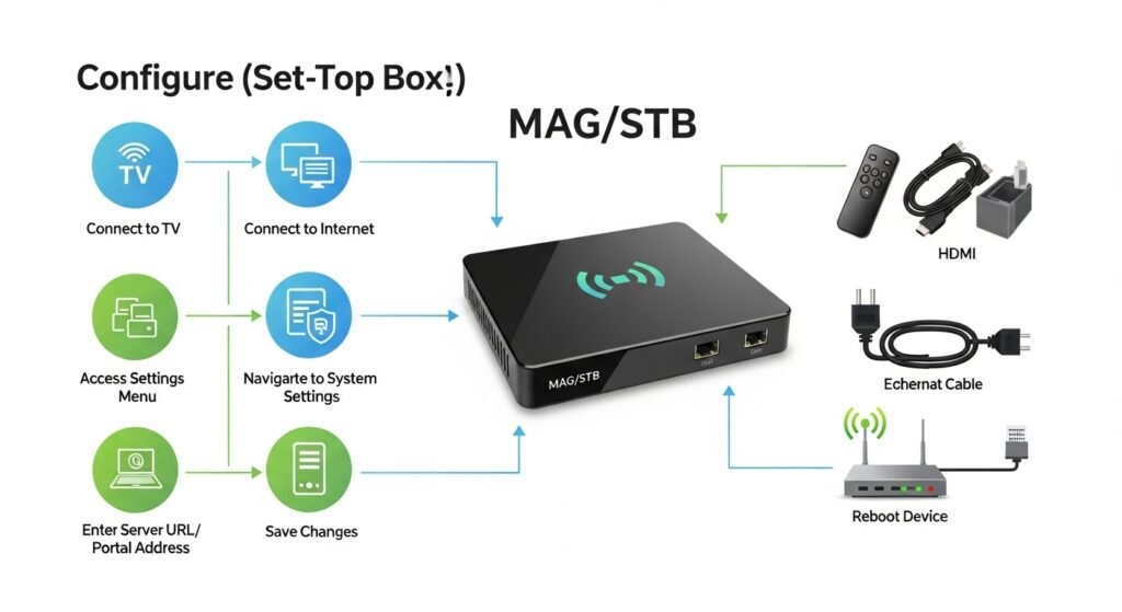Configure MAG STB IPTV