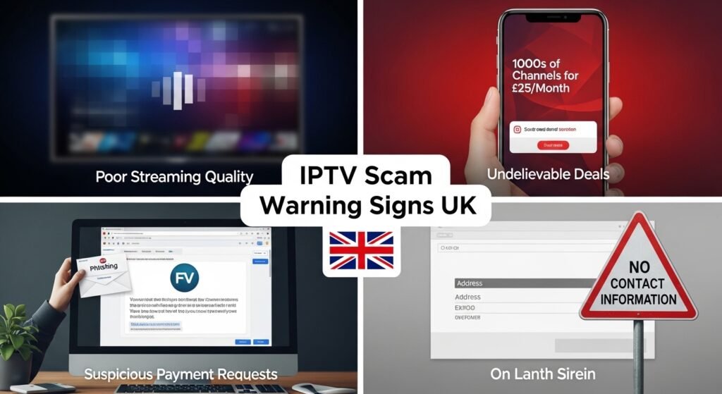 IPTV scam warning signs
