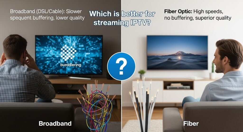 Broad band vs. Fiber