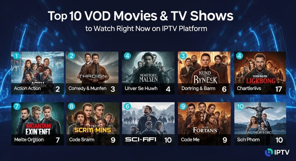 Top 10 VOD IPTV