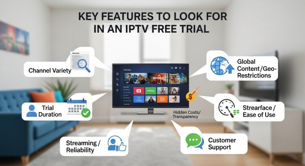 IPTV Free Trial Features