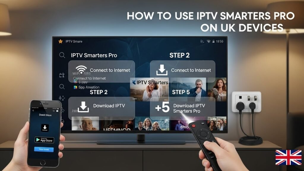 "Using IPTV Smarters UK"