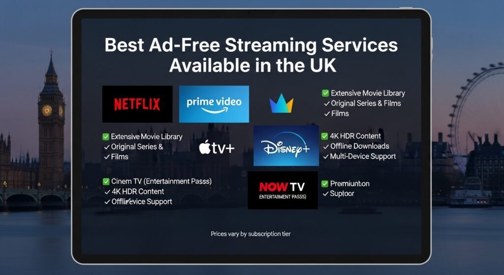 Best Ad-Free UK Streaming